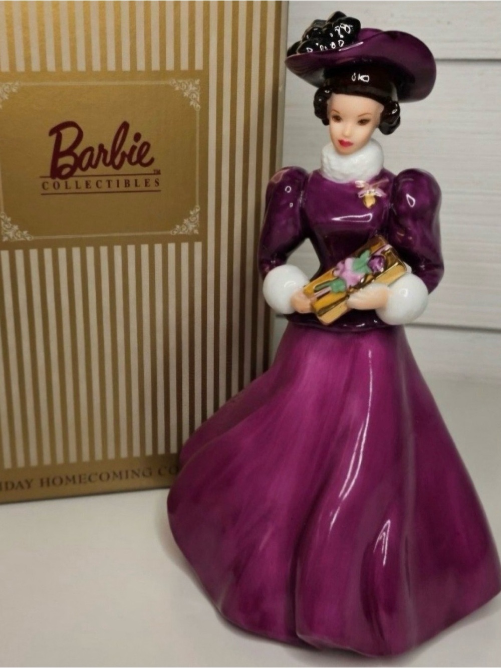 1997 Hallmark Holiday Traditions Barbie Porcelain Figurine • #15089